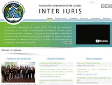 Tablet Screenshot of interiuris.org